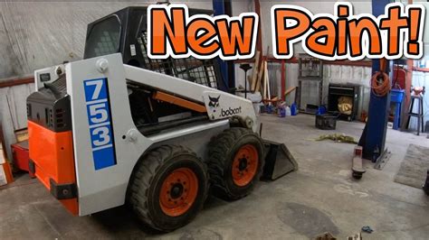 repainting a skid steer|best paint for skidsteer.